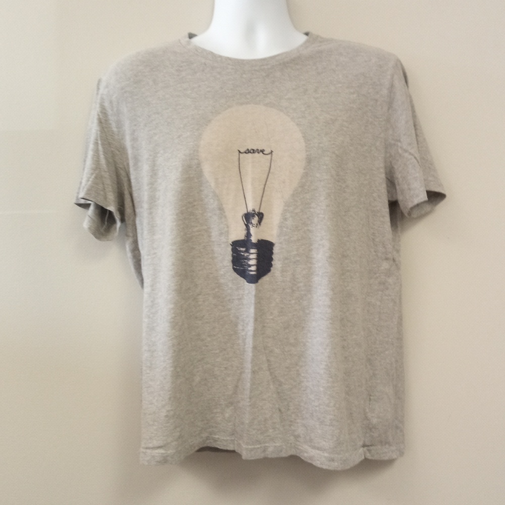 GAP Men's Grey Short Sleeve Tee Shirt size Large